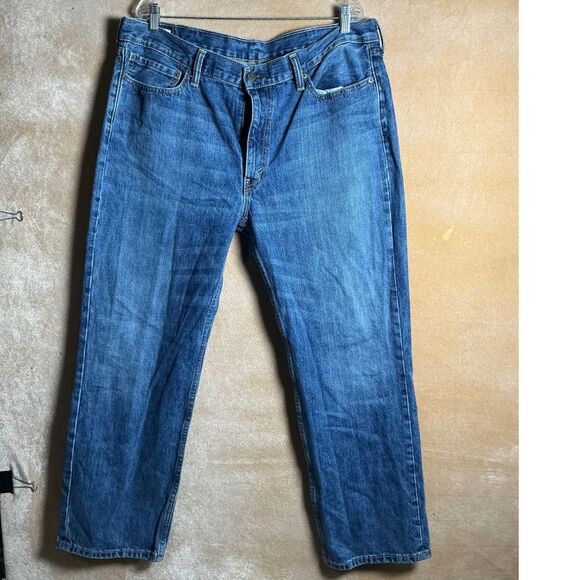 Other - Levi Strauss 514 Straight‎ Fit Blue Denim Jeans Men's Size 40x30